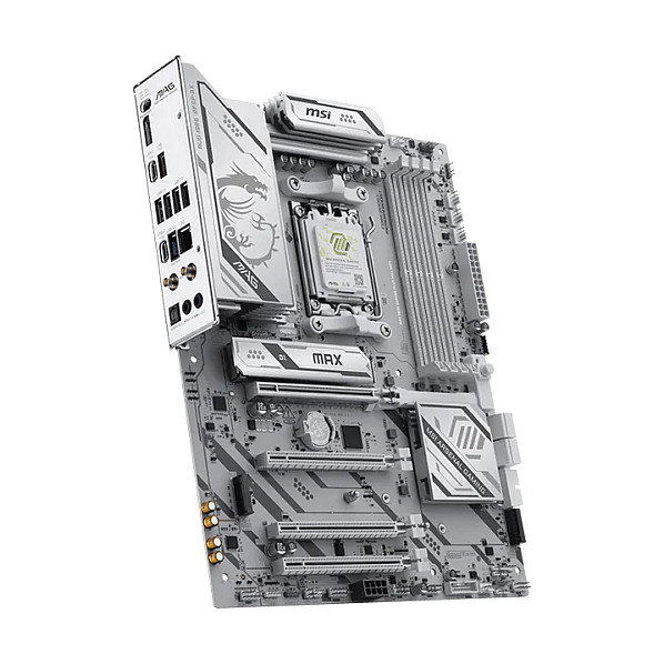 MSI Placa Base MAG B850 GAMING PLUS MAX WiFi, AMD AM5, ATX, DDR5 hasta 8200 MHz, Wi-Fi 7, Bluetooth 5.4, Soportes Ryzen 7000/8000/9000, 3x M.2