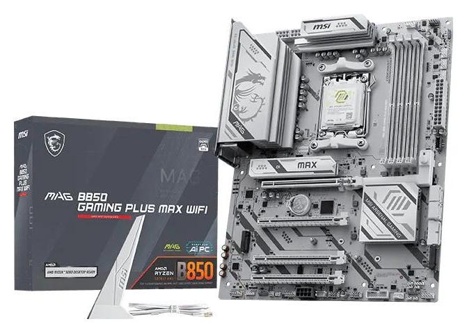 MSI MAG B850 GAMING PLUS MAX WIFI Blanco MSI MAG B850 GAMING PLUS MAX WIFI Blanco