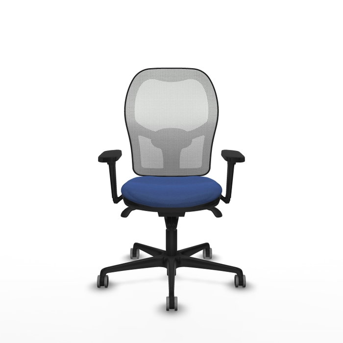PIQUERAS Y CRESPO Silla de oficina Jorquera Azul Marino y Blanco