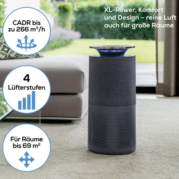 Beurer LR 401 Purificador de aire Gris