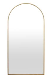 DKD Home Decor Espejo de Pino y Cristal Natural 90x180 cm