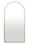 DKD Home Decor Espejo de Pino y Cristal Natural 90x180 cm
