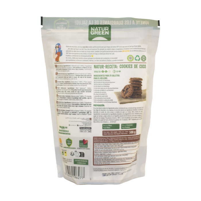 NaturGreen Harina de coco bio 500g NaturGreen Harina de coco bio 500g