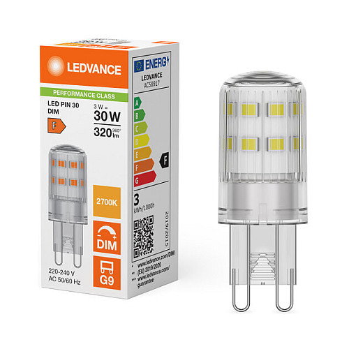 OSRAM Bombilla LED G9 3W 2700K Regulable