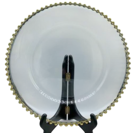 DKD Home Decor Bajoplatos PP 33x33x1.5 Dorado