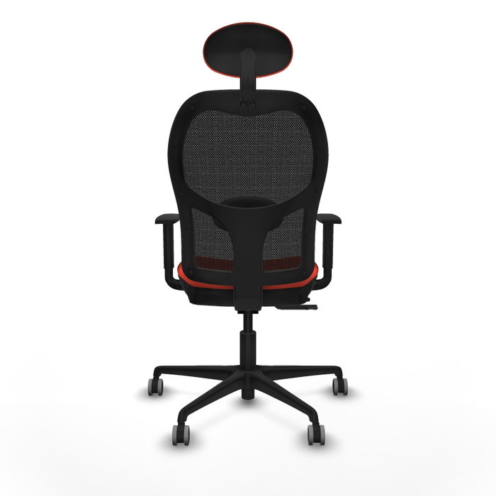PIQUERAS Y CRESPO Silla de oficina Jorquera Naranja oscuro y Negro