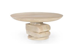 DKD Home Decor Mesa de Centro de Mango 80x80x39 cm