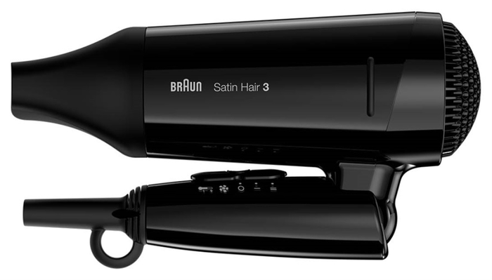 Braun Satin Hair 3 Style&Go HD350 Secador de pelo 1600 W Negro