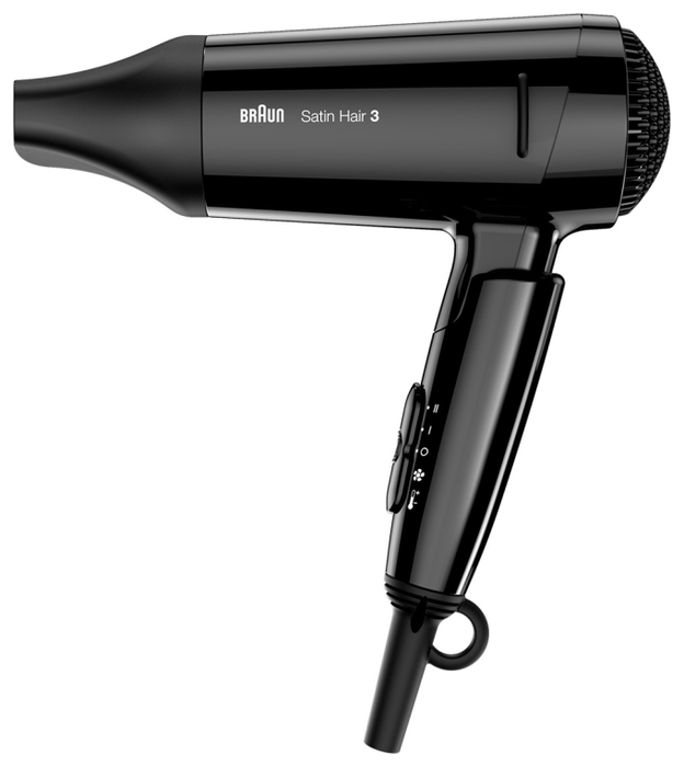 Braun Satin Hair 3 Style&Go HD350 Secador de pelo 1600 W Negro