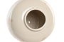 DKD Home Decor Jarrón de Gres con Diseño de Flores Pintado a Mano Blanco y Multicolor