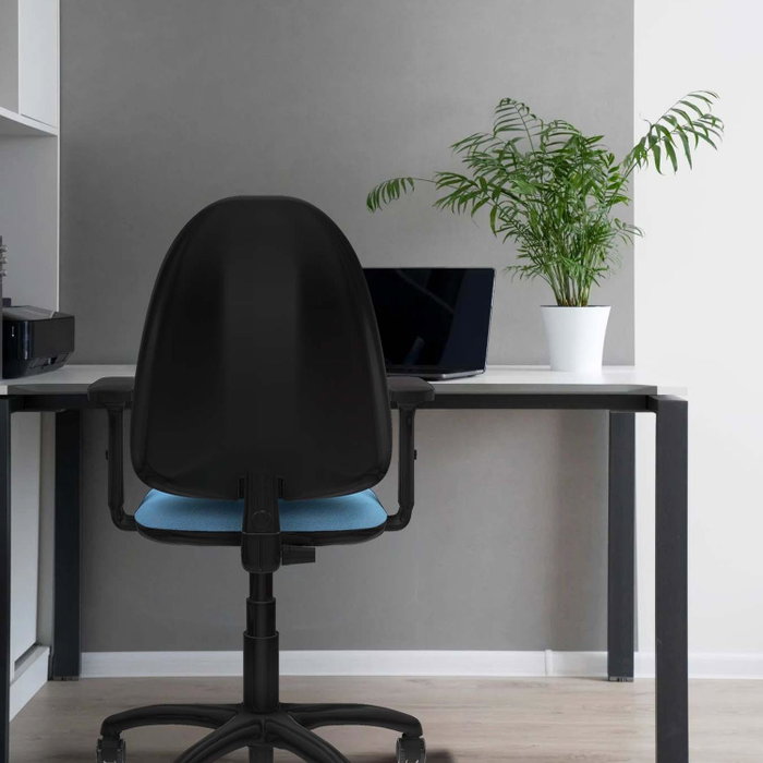 PIQUERAS Y CRESPO Silla de oficina Aýna Azul claro con Brazos 2D PIQUERAS Y CRESPO Silla de oficina Aýna Azul claro con Brazos 2D