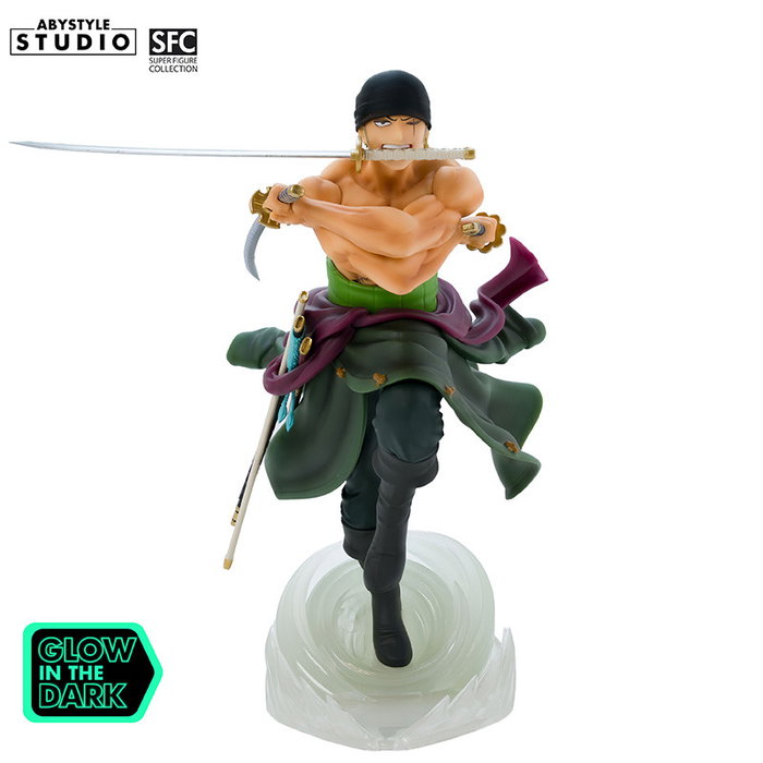 ABYstyle Studio Figura de Roronoa Zoro ONE PIECE Glow in the Dark