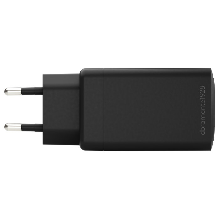 Dbramante1928 Re-charge CI65CCBL4388 Cargador GaN 65W USB-C Power Delivery 3.0 Quick Charge 3.0 PPS para Portátil Smartphone Tableta