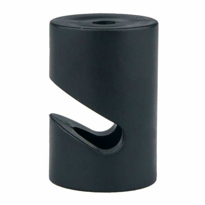 F-Line Sujetacables de plástico cilíndrico en V, negro, 5 uds F-Line Sujetacables de plástico cilíndrico en V, negro, 5 uds