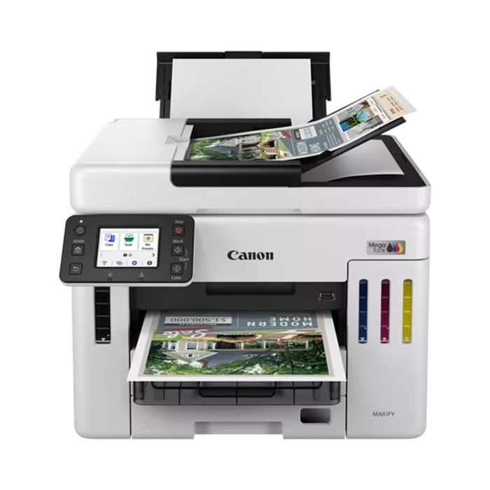 Canon MAXIFY GX7150 - Impresora Multifunción Color con Sistema MegaTank de Depósitos Recargables, ADF, Fax, Wi-Fi, Ethernet Canon MAXIFY GX7150 - Impresora Multifunción Color con Sistema MegaTank de Depósitos Recargables, ADF, Fax, Wi-Fi, Ethernet