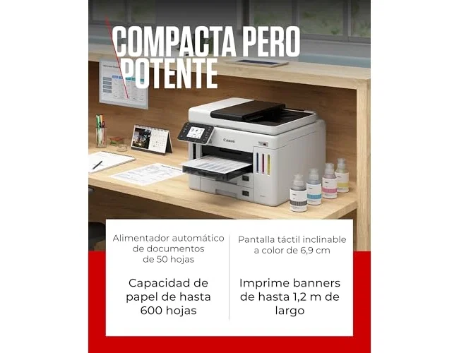 Canon MAXIFY GX7150 MegaTank Multifunción Blanca