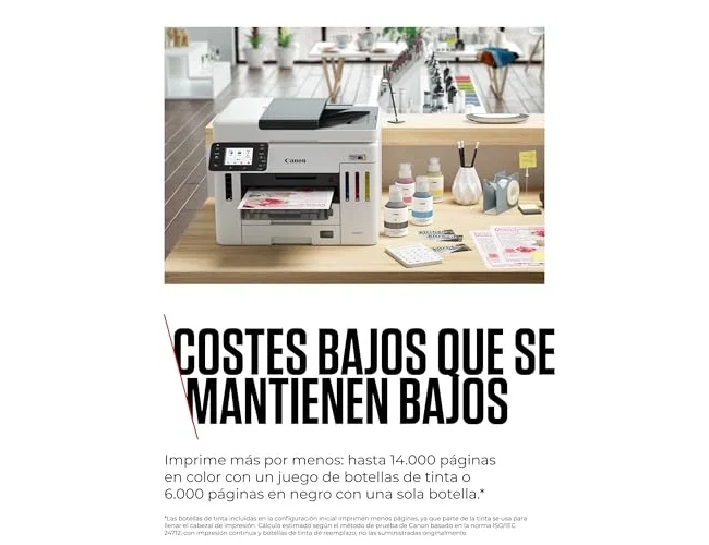 Canon MAXIFY GX7150 MegaTank Multifunción Blanca