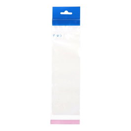 Edm Pack 50 bolsas para envasado medida util 08 x 22 cm con cierre zip