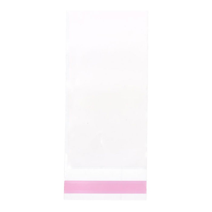 Edm Pack 50 bolsas para envasado medida util 08 x 22 cm con cierre zip