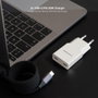Nanocable Cargador de Pared 2xUSB-C PD 25W Blanco