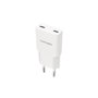 Nanocable Cargador de Pared 2xUSB-C PD 25W Blanco
