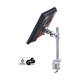 ROLINE 17.03.1134 Brazo Articulado para Monitor LCD, Soporte de Mesa con 2 Gelenke, Capacidad 12 kg, Plata