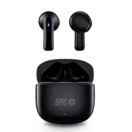 SPC Auriculares Bluetooth Zion 2 Play Negros con Estuche de Carga Autonomía Total 28h Ref. 4623N