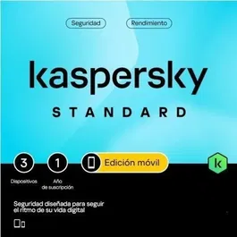 Kaspersky KL1048S5CFS-MSBES Standard Mobile para Android/iOS 3 Dispositivos 1 Año