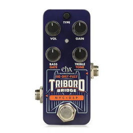 EHX Pico Triboro Pedal de Overdrive-Fuzz-Distortion