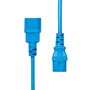 ProXtend Cable de Extensión de Corriente C13 a C14 de 0.75 Metros Azul