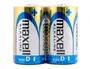 Maxell Pila Alcalina 1.5v Tipo D LR20 Blister de 2 Unidades