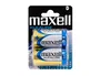 Maxell Pila Alcalina 1.5v Tipo D LR20 Blister de 2 Unidades