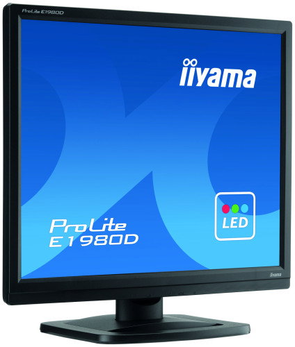Iiyama ProLite E1980D-B1 Monitor LED 19" 1280 x 1024 XGA Negro Mate