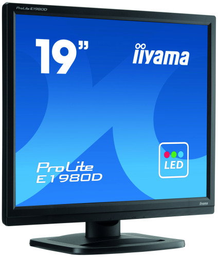 Iiyama ProLite E1980D-B1 Monitor LED 19" 1280 x 1024 XGA Negro Mate