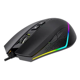 Unykach Ratón Gaming Nova M244 RGB Óptico 6400 DPI Ambidextro USB - Negro