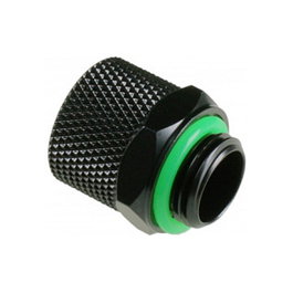 BitsPower Adaptador G1/4 pulgada macho recto a 11/8mm - negro mate