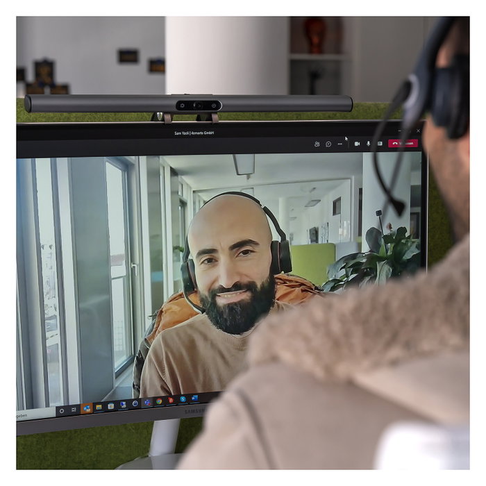 4smarts LightBar Pro 2en1 con Webcam, Barra de Luz LED para Streaming Plata, Plug & Play 4smarts LightBar Pro 2en1 con Webcam, Barra de Luz LED para Streaming Plata, Plug & Play