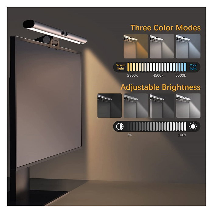 4smarts LightBar Pro 2en1 con Webcam, Barra de Luz LED para Streaming Plata, Plug & Play 4smarts LightBar Pro 2en1 con Webcam, Barra de Luz LED para Streaming Plata, Plug & Play