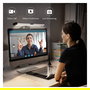 LightBar con Webcam 2 en 1, Plata, 440 mm, Plug and Play, Compatible con Windows, MacOS, iOS, Linux