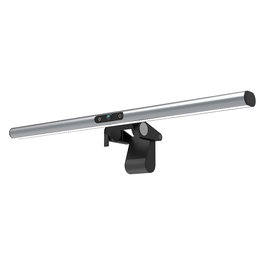 LightBar con Webcam 2 en 1, Plata, 440 mm, Plug and Play, Compatible con Windows, MacOS, iOS, Linux