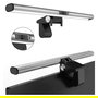 LightBar con Webcam 2 en 1, Plata, 440 mm, Plug and Play, Compatible con Windows, MacOS, iOS, Linux