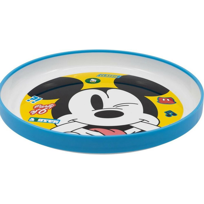 Licensing Plato Antideslizante Bicolor Premium Mickey