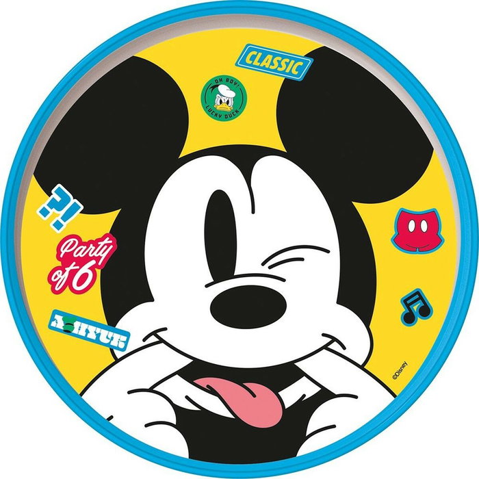 Licensing Plato Antideslizante Bicolor Premium Mickey