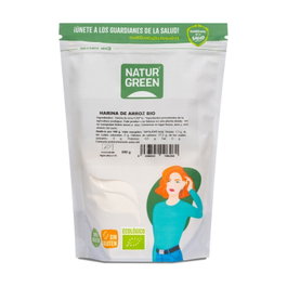 NaturGreen Harina de Arroz Ecológica Sin Gluten 400g