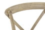 DKD Home Decor Silla Crossback Apilable Natural 41 x 89 x 50 cm Olmo y Madera Hecho a Mano (2 Unidades)
