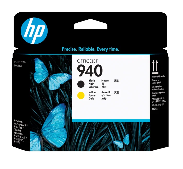 HP Cabezal de Impresión Original nº940 Negro y Amarillo HP Cabezal de Impresión Original nº940 Negro y Amarillo
