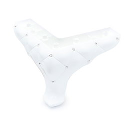 Q&Q Pata de plástico OKALIPTUS JOYA Blanco 135 mm