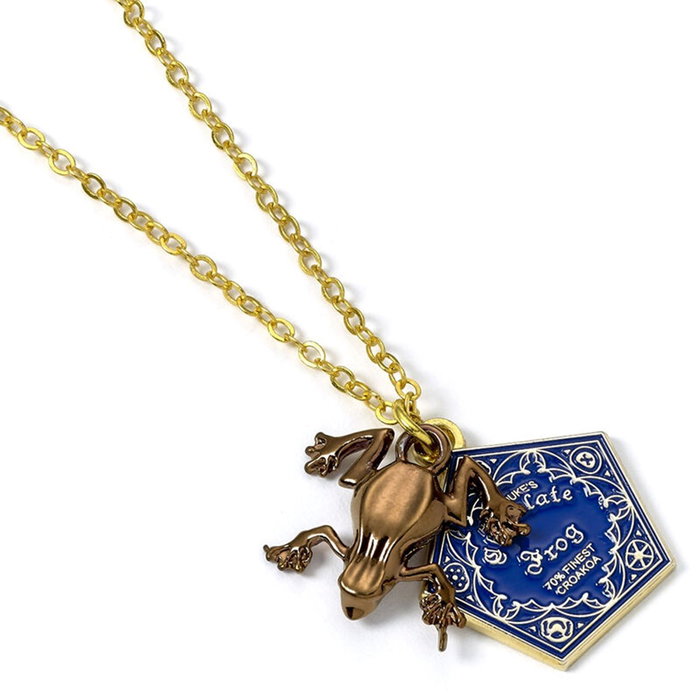 THE CARAT SHOP Colgante Rana de Chocolate Harry Potter con collar de 45 cm THE CARAT SHOP Colgante Rana de Chocolate Harry Potter con collar de 45 cm
