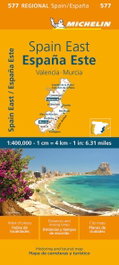 MICHELIN MAPA REGIONAL ESPAÑA ESTE 2023, VV.AA. - MICHELIN