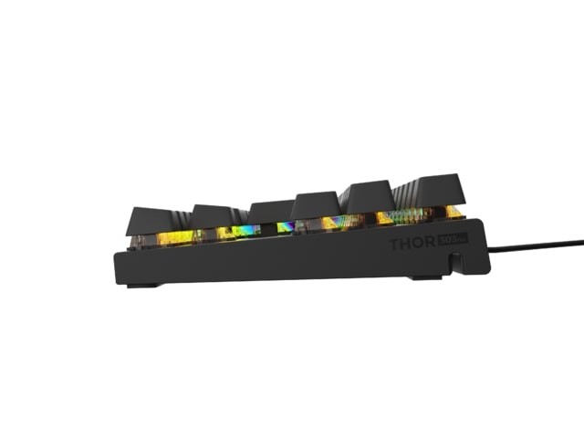 Genesis Thor 303 TKL RGB Negro Outemu Brown Teclado Mecánico Hot Swap QWERTY